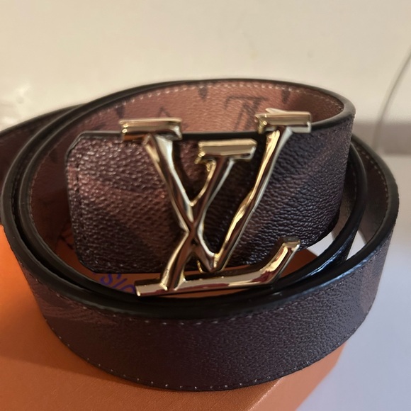 Luxury Brown Leather Belt